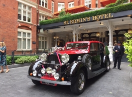 Rolls Royce Phantom wedding car hire in London